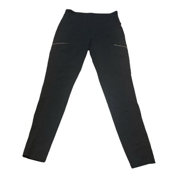 Athleta High Rise Metro Drifter Tight Leggings Zip Pockets Women’s Size M - Picture 10 of 10